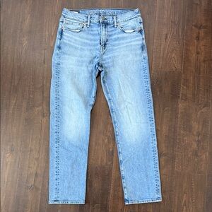 American Eagle Outfitters Light Blue Straight Jeans